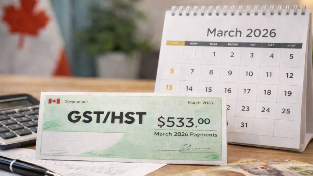 $533 GST/HST Benefit Payment